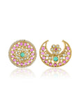 Ruby Temple Gold Hair Brooch Set