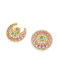 Ruby Temple Gold Hair Brooch Set