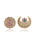 Floral Temple Gold Hair Brooch Set