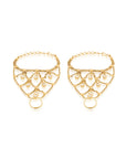 Gold Kundan Haath Phools