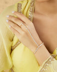 Tennis Zircon Gold Haath Phool