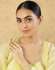 Tennis Zircon Gold Haath Phool