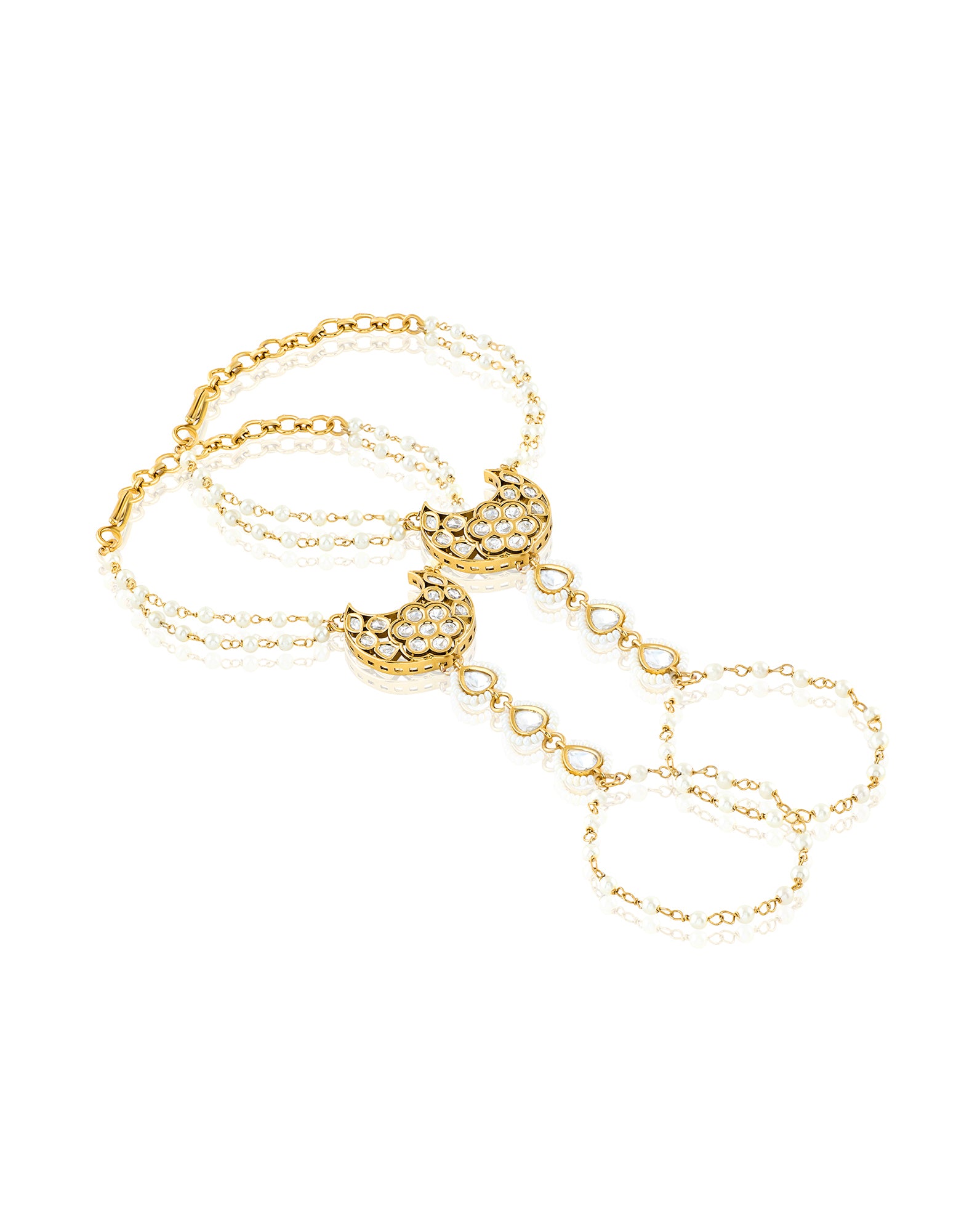 Gauhar Kundan Haath Phool