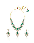 Green Kundan Statement Necklace Set