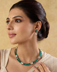 Green Kundan Necklace Set