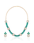 Green Kundan Necklace Set