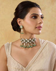 Kundan Polki Choker Necklace Set