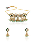 Kundan Polki Choker Necklace Set