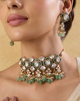 Kundan Polki Choker Necklace Set