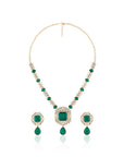 Green Kundan Festive Necklace Set