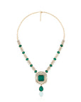 Green Kundan Festive Necklace Set