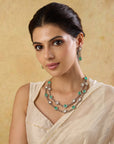 Festive Kundan Layered Necklace Set