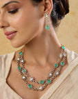 Festive Kundan Layered Necklace Set