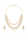 Kundan Polki Layered Necklace Set