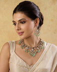 Kundan Drops Dangler Necklace Set