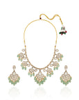 Kundan Drops Dangler Necklace Set