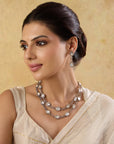 Kundan Chain Necklace Set