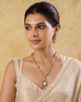 Kundan Polki Long Necklace Set