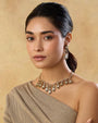 Kundan Gold Short Necklace Set