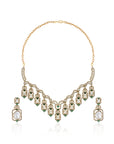 Kundan Gold Short Necklace Set