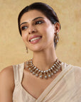 Kundan Drops Necklace Set