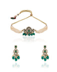 Polki Kundan Choker Necklace Set