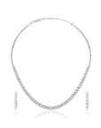 Single Zirconia Necklace Set