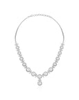 Pearl Zirconia Necklace Set