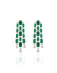 Emerald Zirconia Y Necklace Set