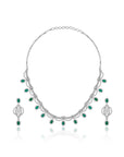 Emerald Zirconia Necklace Set