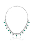 Emerald Zirconia Necklace Set