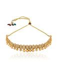 Gold Danglers Necklace Set