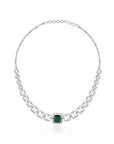 Emerald Zircon Necklace Set