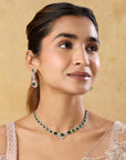 Emerald Zirconia Necklace Set