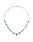 Emerald Zirconia Necklace Set