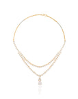 Zircon Layered Necklace Set