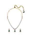 Gold Kundan Necklace Set