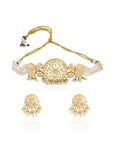 Punjabi Jadau Choker Necklace Set