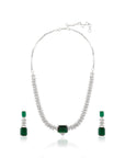 Zircon Emerald Necklace Set