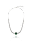 Zircon Emerald Necklace Set