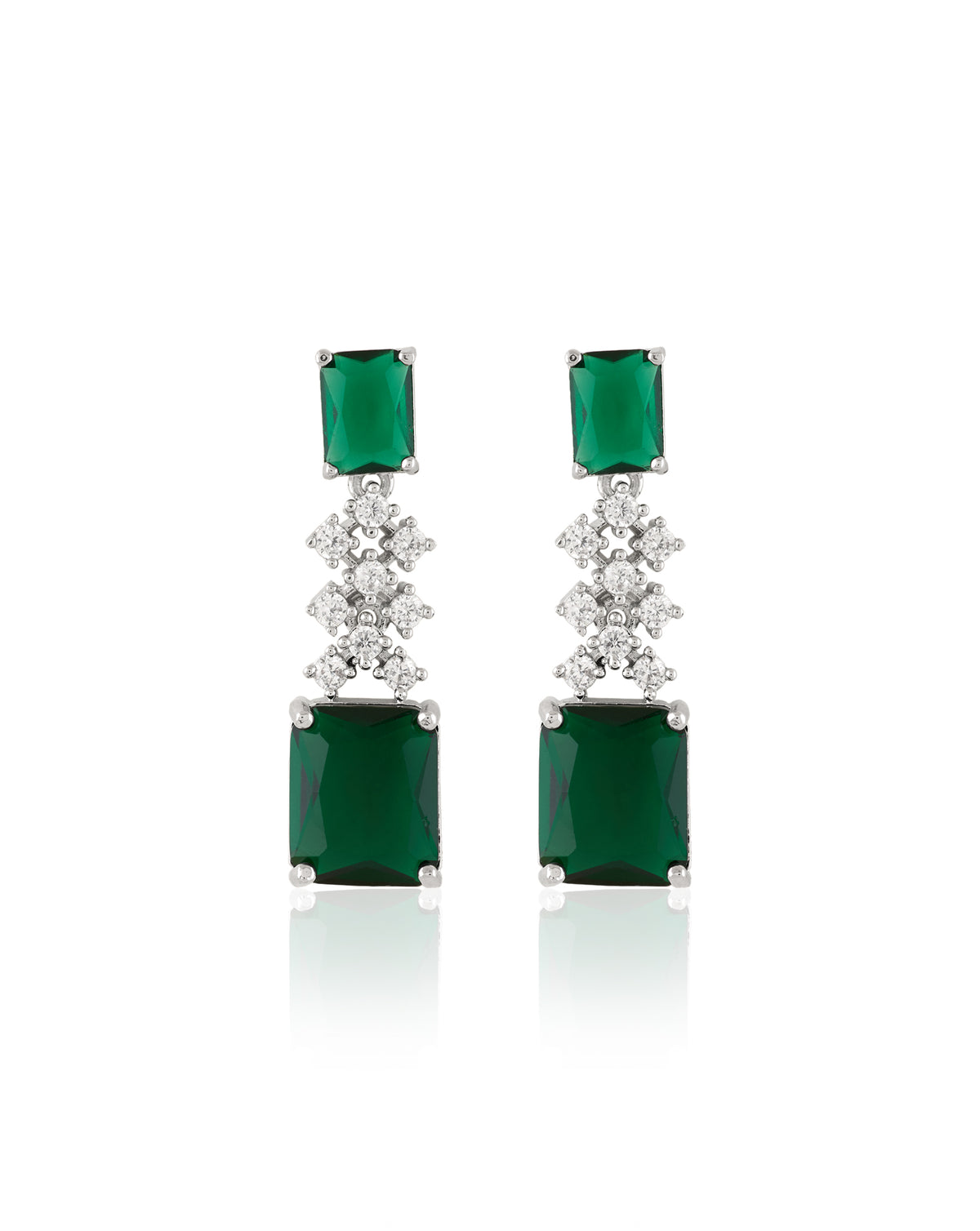 Zircon Emerald Necklace Set