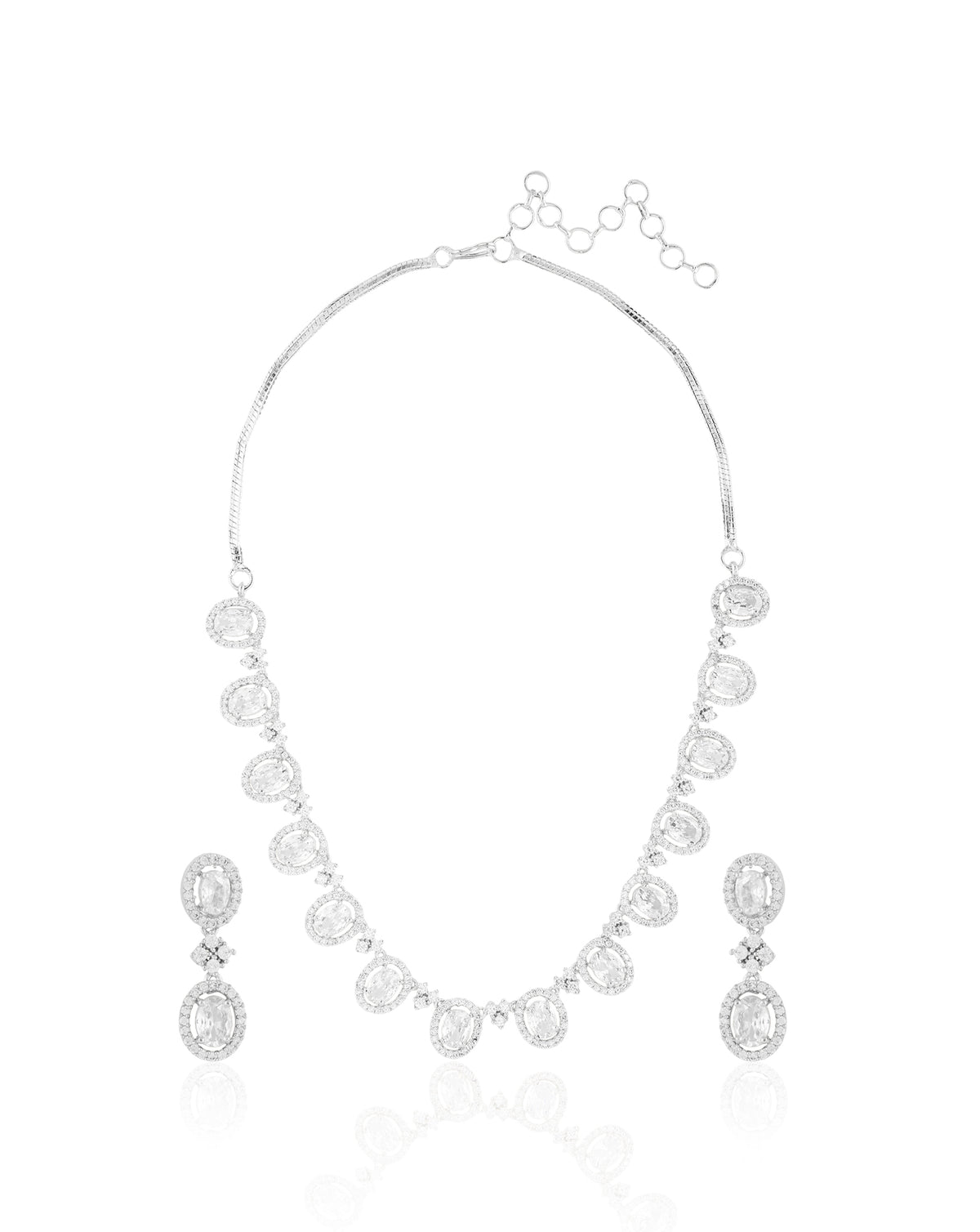 Zircon Classic Queen Necklace Set