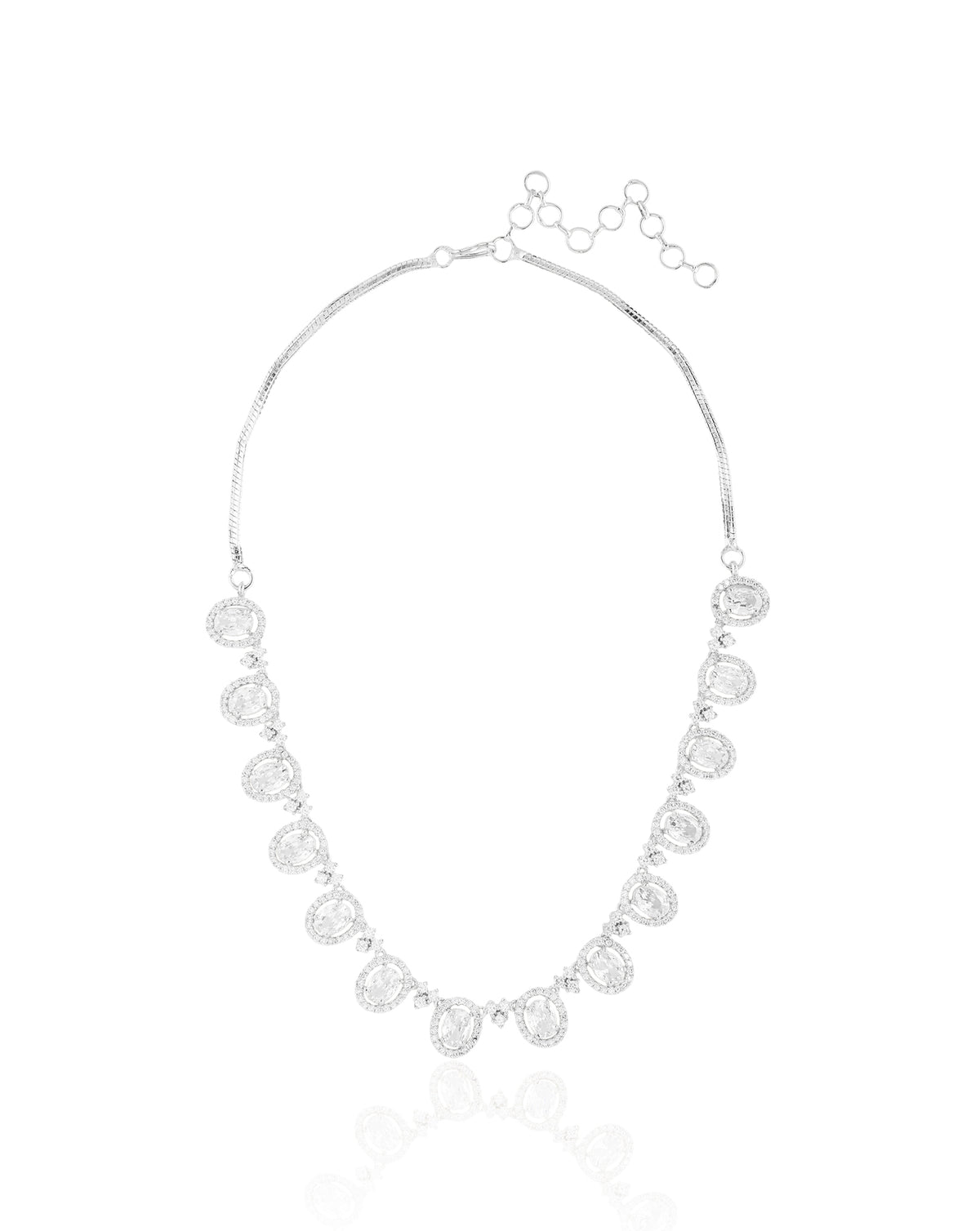 Zircon Classic Queen Necklace Set