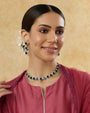 Neelam Zircon Statement Necklace Set
