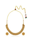 Golden Goddess Temple Necklace Set