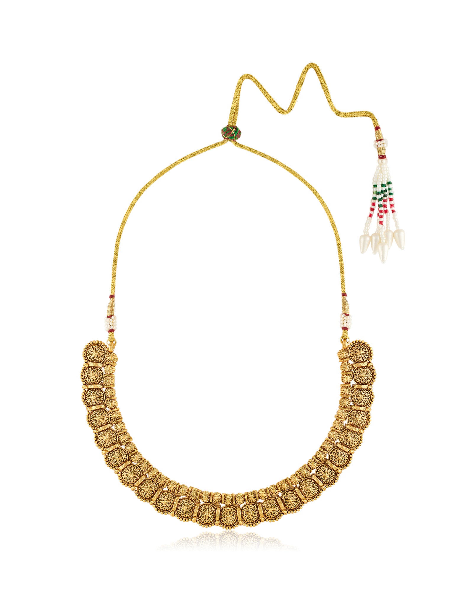 Laxmi Temple Necklace Set