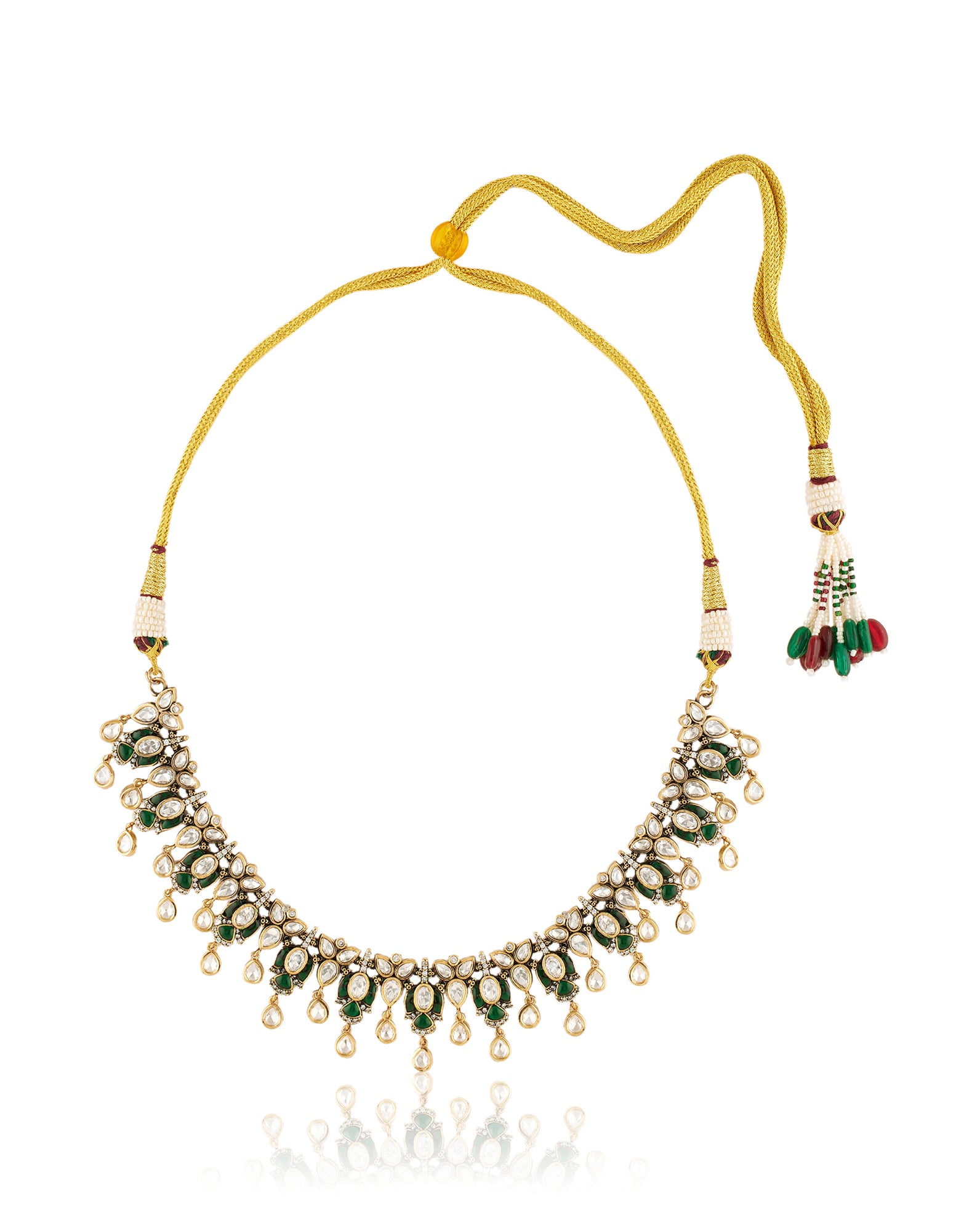 Hunar Kundan Polki Necklace Set