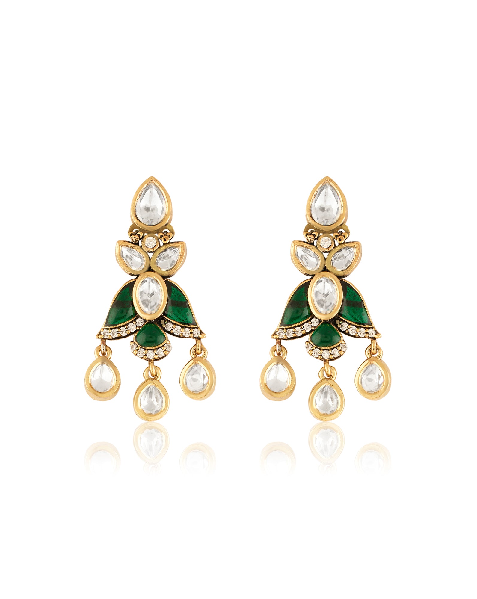 Hunar Kundan Polki Necklace Set