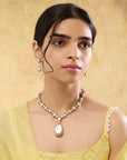 Mehreeb Kundan Necklace Set