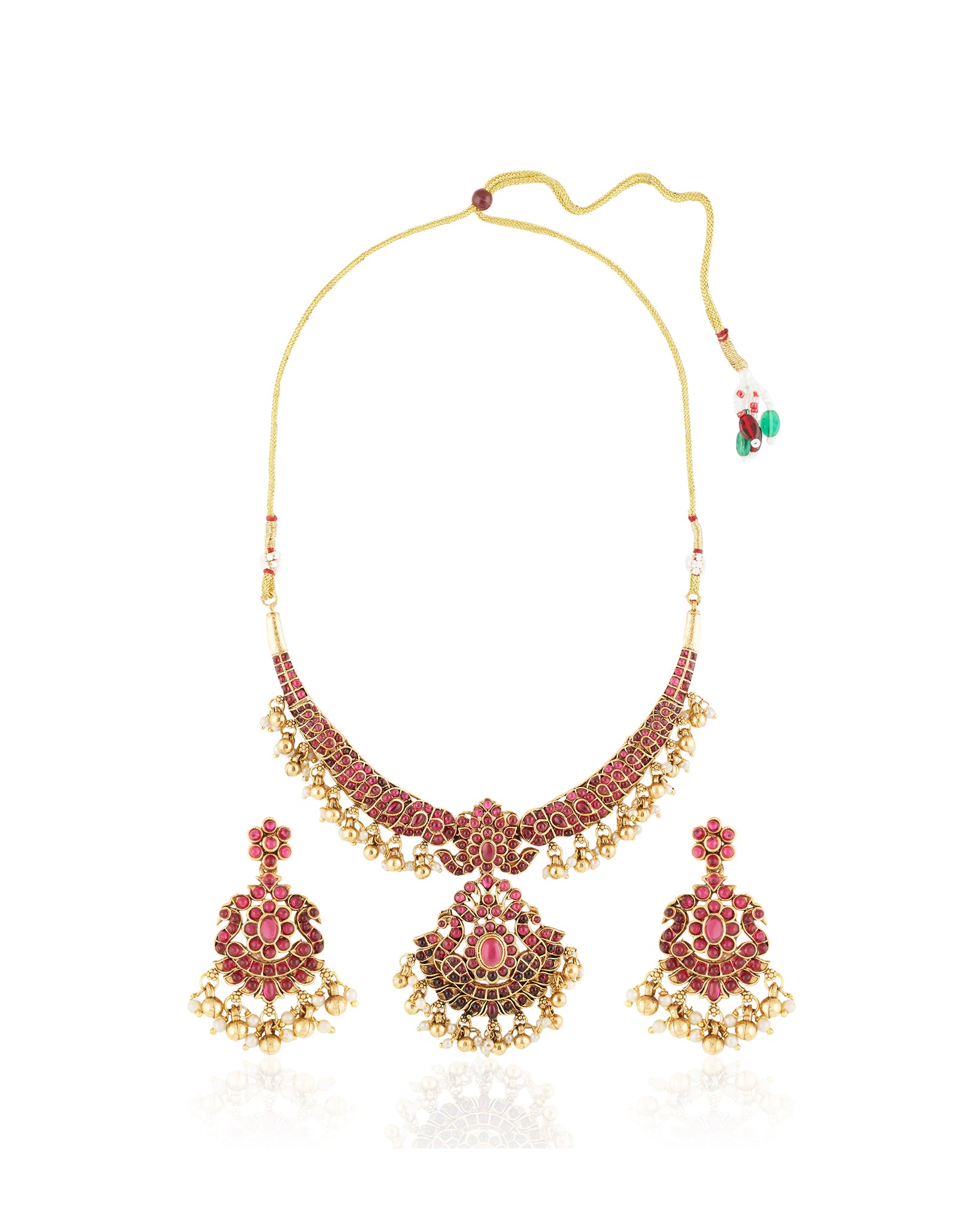 Chaarika Temple Necklace Set